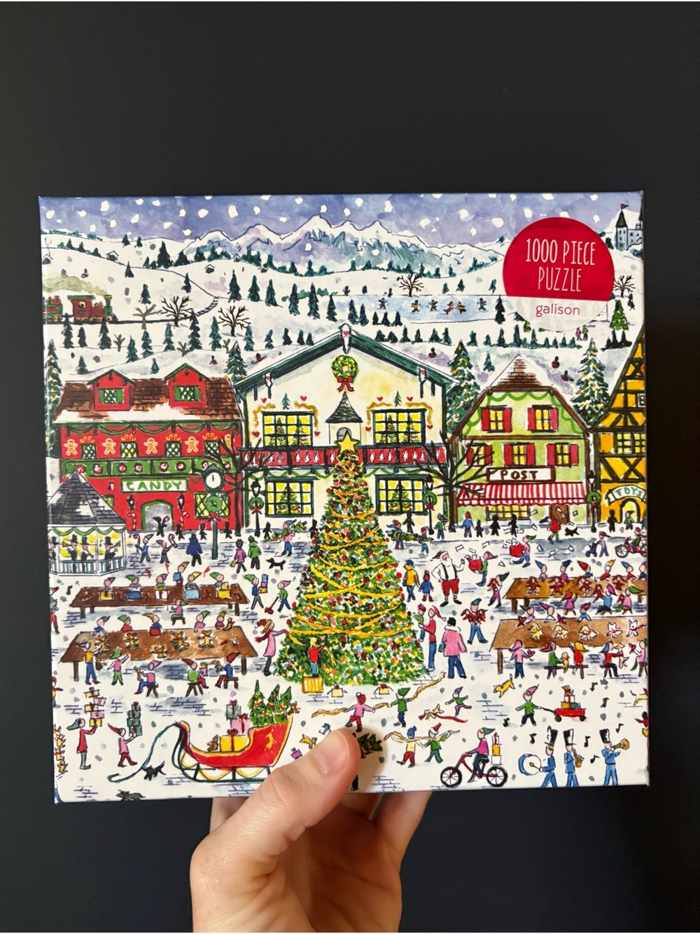 Galison 1000 Piece Christmas Village Jigsaw Puzzle